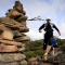 Trail runners compete in an ultra off-road event, part of the Quantum Country Classics Series, in the Oorlogskloof Nature Reserve near Nieuwoudtville, in the Northern Cape, South Africa, RSA