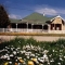 Street view of Swiss Villa in the Flower Season.